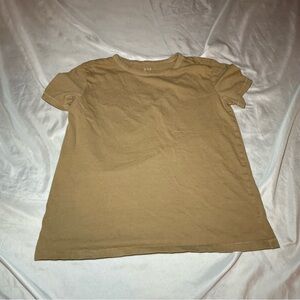 GAP Women's Tan Short Sleeve Tee